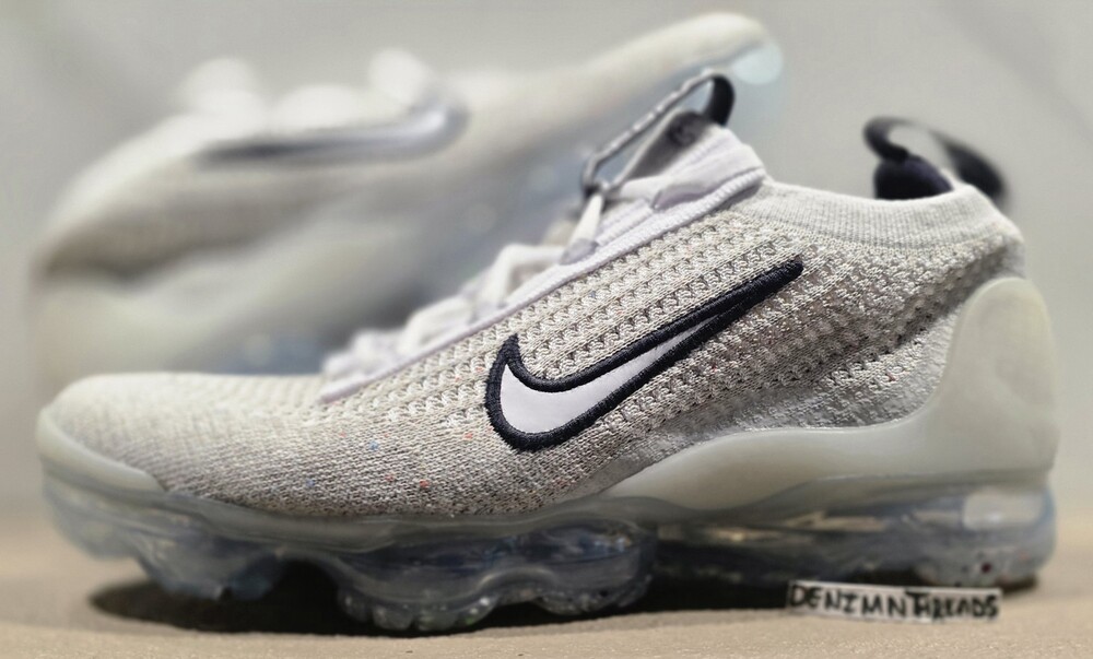 Nike Air Vapormax FK White Silver DB1550-100 Womens Size 6.5 Running Shoes | 5Y